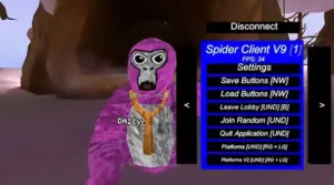 Spider Client Mod Menu V9 Screenshot image